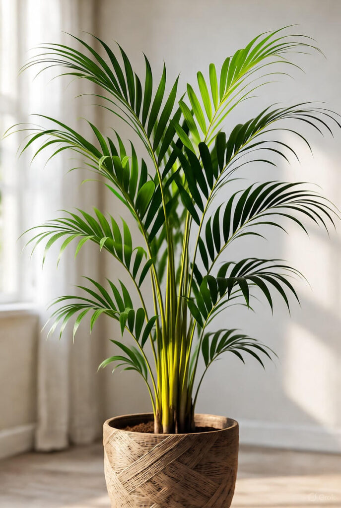 Best Indoor Plants for Air Purification: Breathe Cleaner & Beautify Your Home 7 Areca palm Dypsis lutescens in a decorative indoor pot
