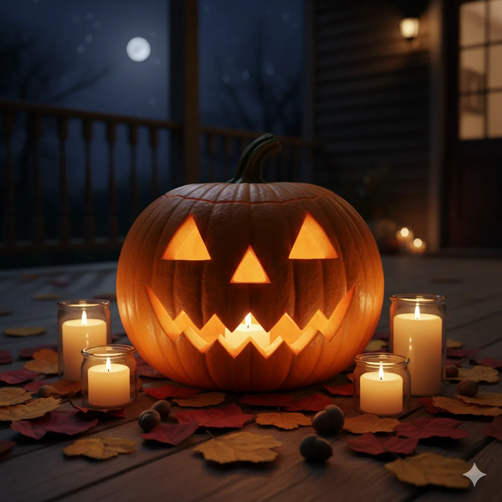 15 Pumpkin Carving Ideas for Halloween 2025 2 Jack O Lantern pumpkin with triangle eyes
