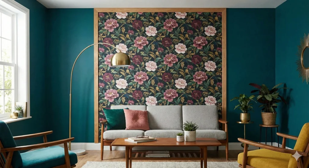 17 Creative Wall Decor Ideas to Instantly Transform Your Home 13 Accent Paint or Wallpaper Panel
