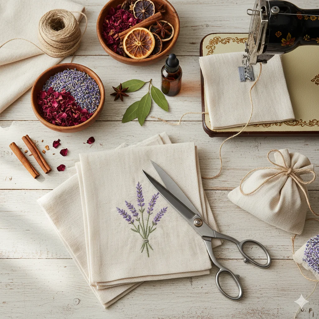 15 Last-Minute DIY Christmas Gifts Anyone Can Make 9 DIY Scented Sachets
