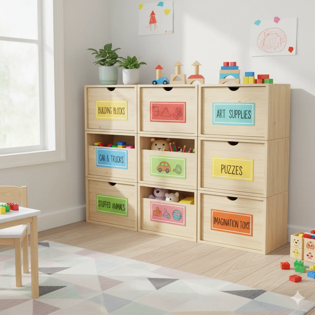 30 Easy & Simple Storage Ideas for a Minimalist & Organized Home 26 DIY Toy Crates