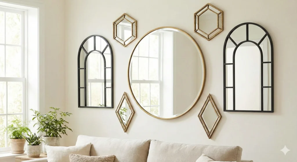 17 Creative Wall Decor Ideas to Instantly Transform Your Home 8 Decorative Wall Mirrors