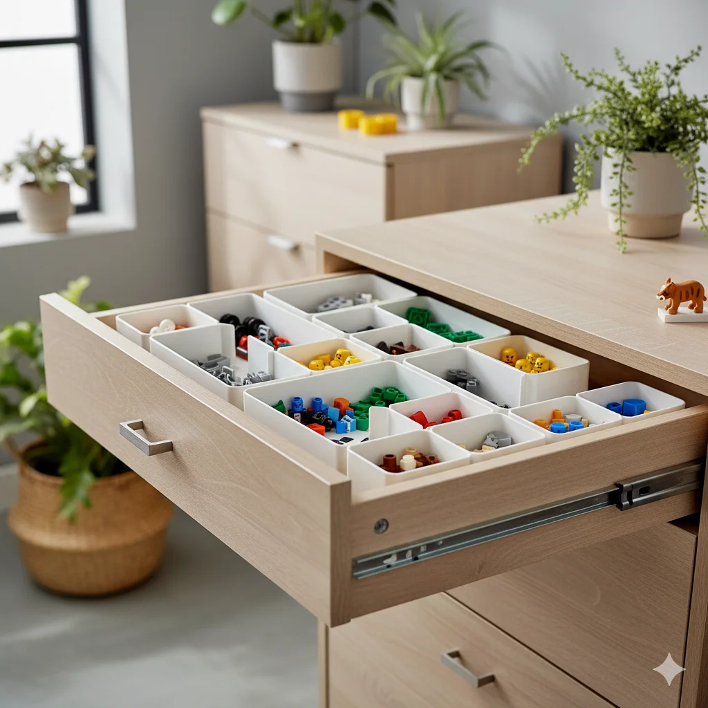 30 Easy & Simple Storage Ideas for a Minimalist & Organized Home 7 Drawer Organizers