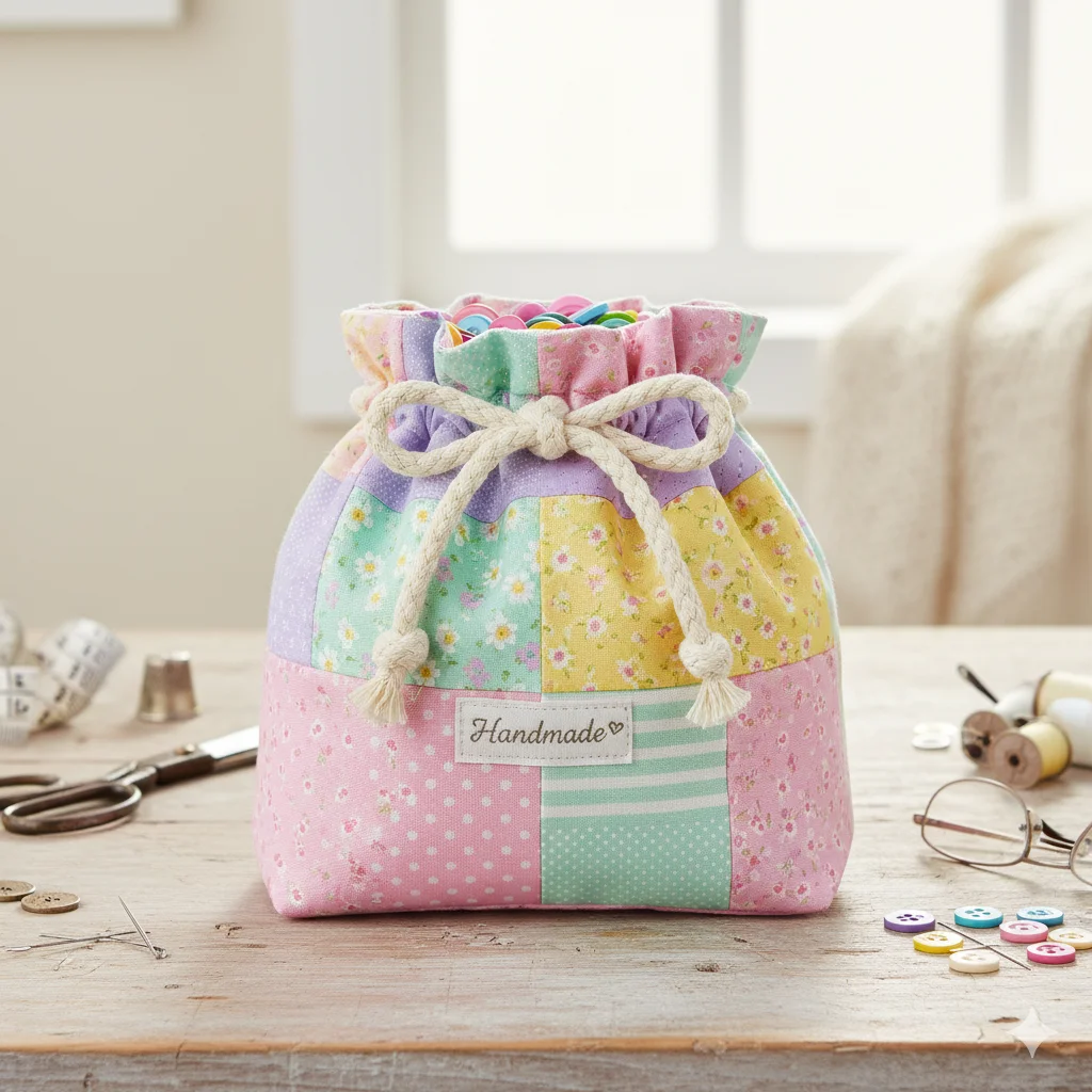15 Easy Sewing Projects You Can Start Today 3 Drawstring Pouch