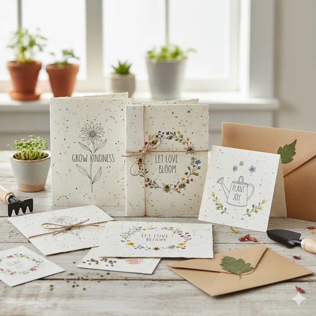 15 Simple DIY Crafts to Make at Home and Sell Online 16 Eco Friendly Seed Paper Cards