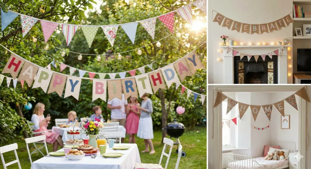 25 Profitable & Easy Fabric Craft Ideas You Can Sell 7 Fabric BuntingBanners