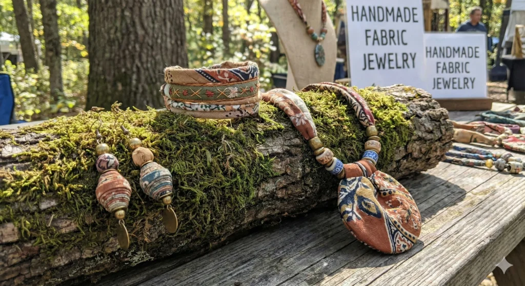 25 Profitable & Easy Fabric Craft Ideas You Can Sell 15 Fabric Jewelry