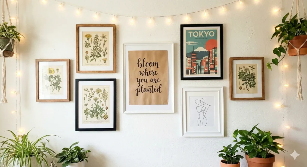 17 Creative Wall Decor Ideas to Instantly Transform Your Home 11 Framed Posters or Quotes