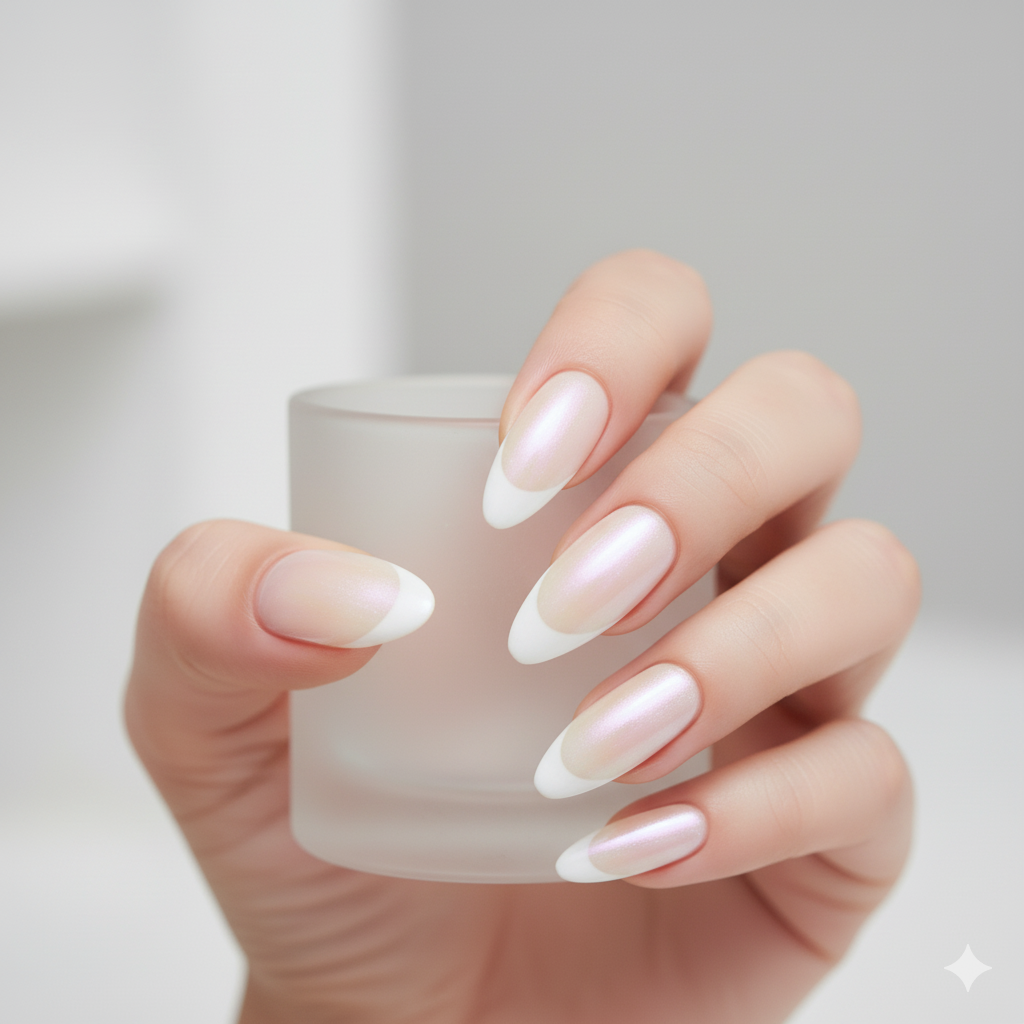20 Glazed Donut Nails Ideas Trending in 2025 8 French Tip Glazed Donut Nails