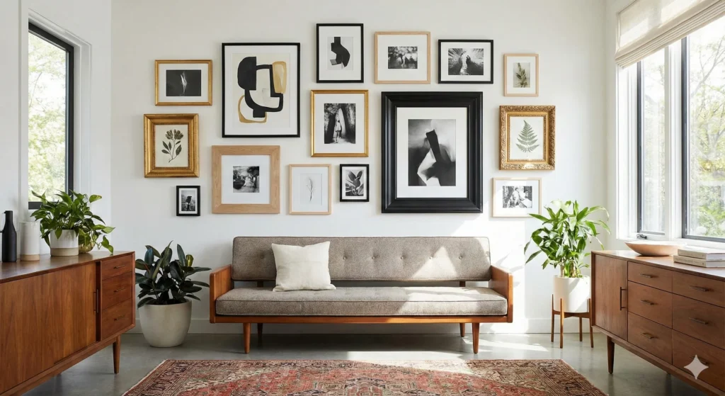 17 Creative Wall Decor Ideas to Instantly Transform Your Home 3 Gallery Wall Frames
