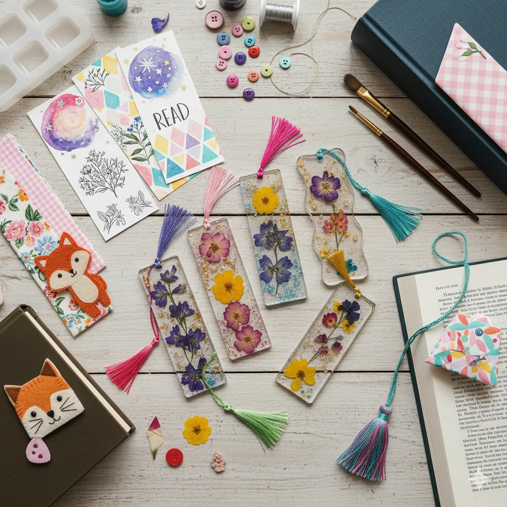 15 Simple DIY Crafts to Make at Home and Sell Online 11 Handmade Bookmarks