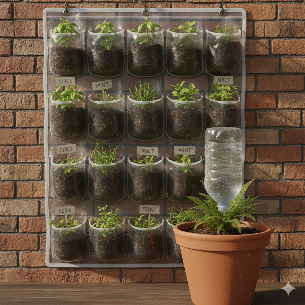 17 Easy Gardening Hacks to Grow Healthy Plants at Home – DIY Tips for Beginners 15 Hanging Shoe Organizer Garden