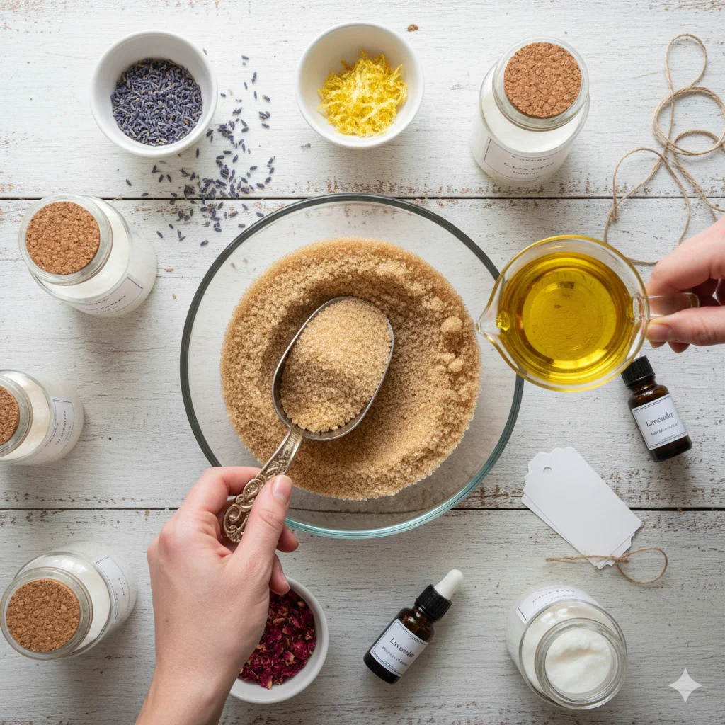 15 Last-Minute DIY Christmas Gifts Anyone Can Make 16 Homemade Sugar Scrub Gift