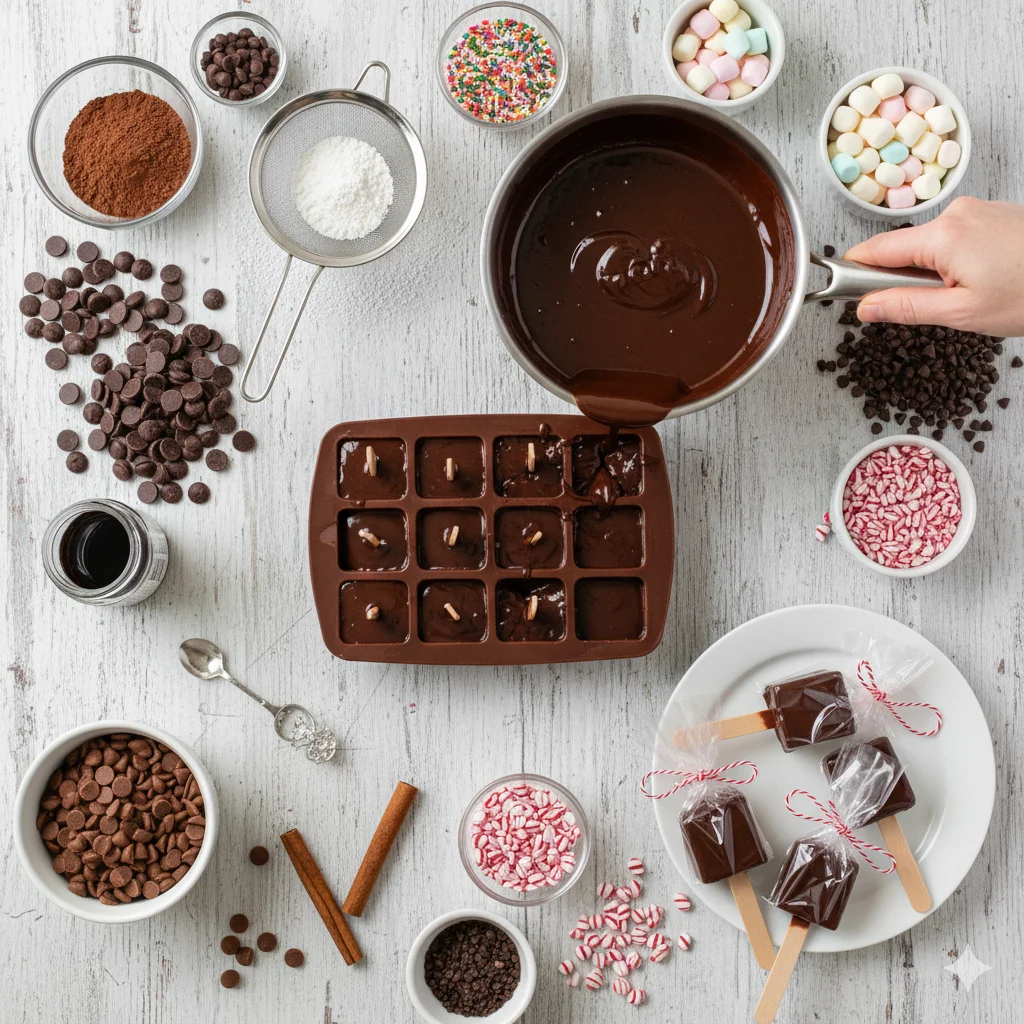 15 Last-Minute DIY Christmas Gifts Anyone Can Make 11 Hot Chocolate on a Stick DIY