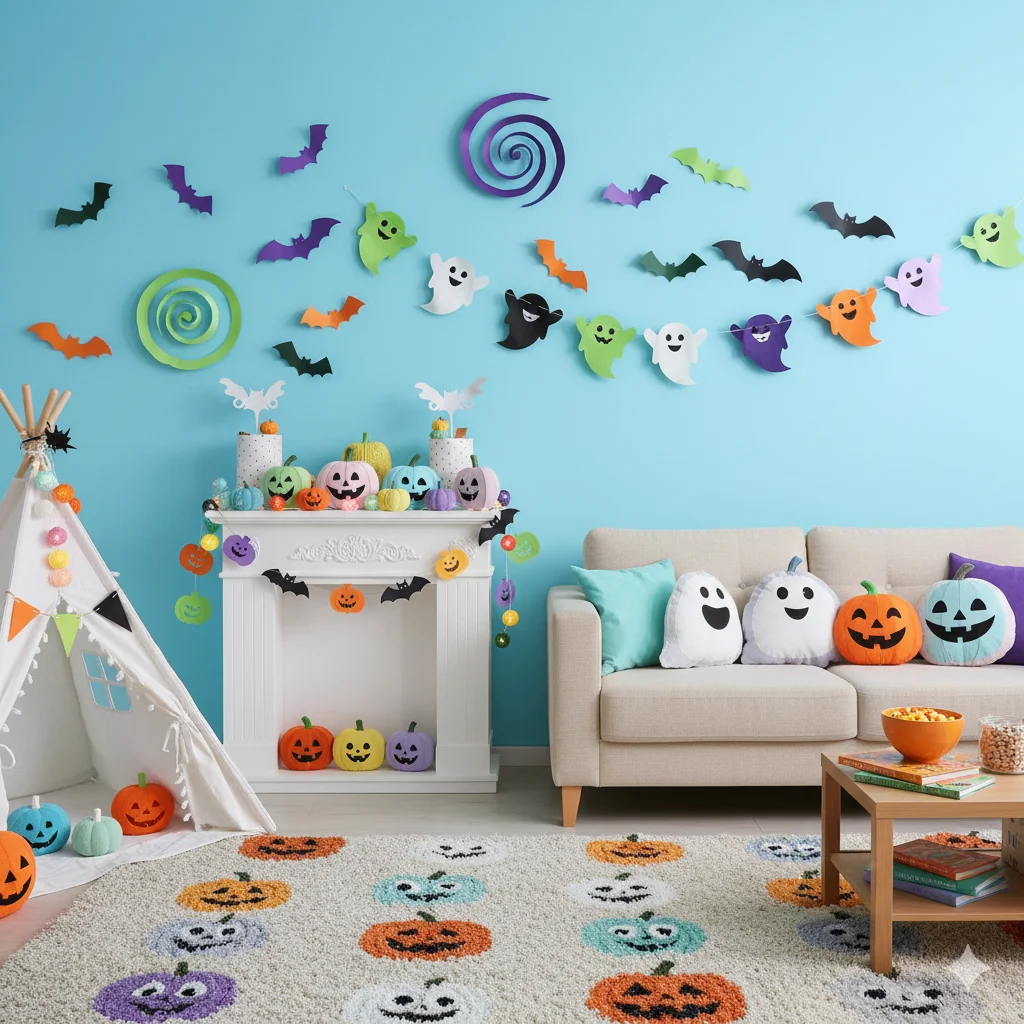 17 Spooky Season Home Decor Ideas That’ll Make Your Space Hauntingly Beautiful 11 Kid friendly Halloween decor
