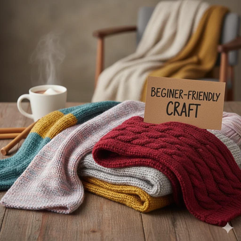 Knitted Scarves