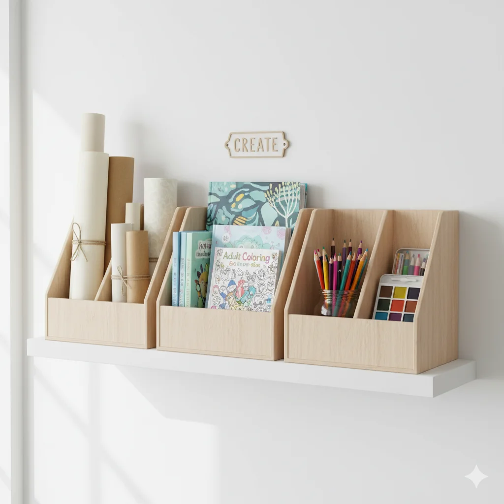 30 Easy & Simple Storage Ideas for a Minimalist & Organized Home 13 Magazine Holders
