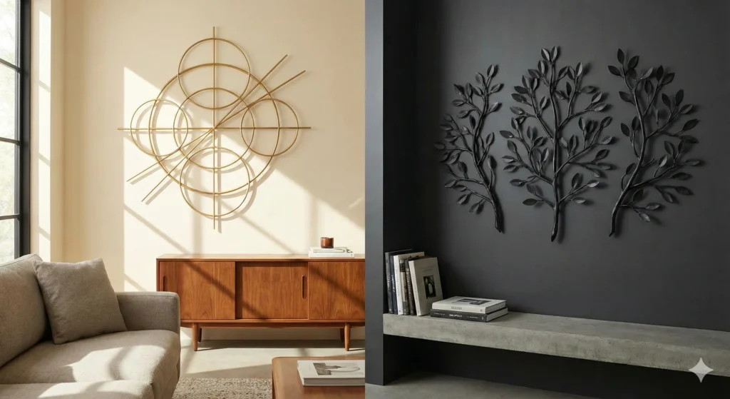 17 Creative Wall Decor Ideas to Instantly Transform Your Home 14 Metal Wall Art