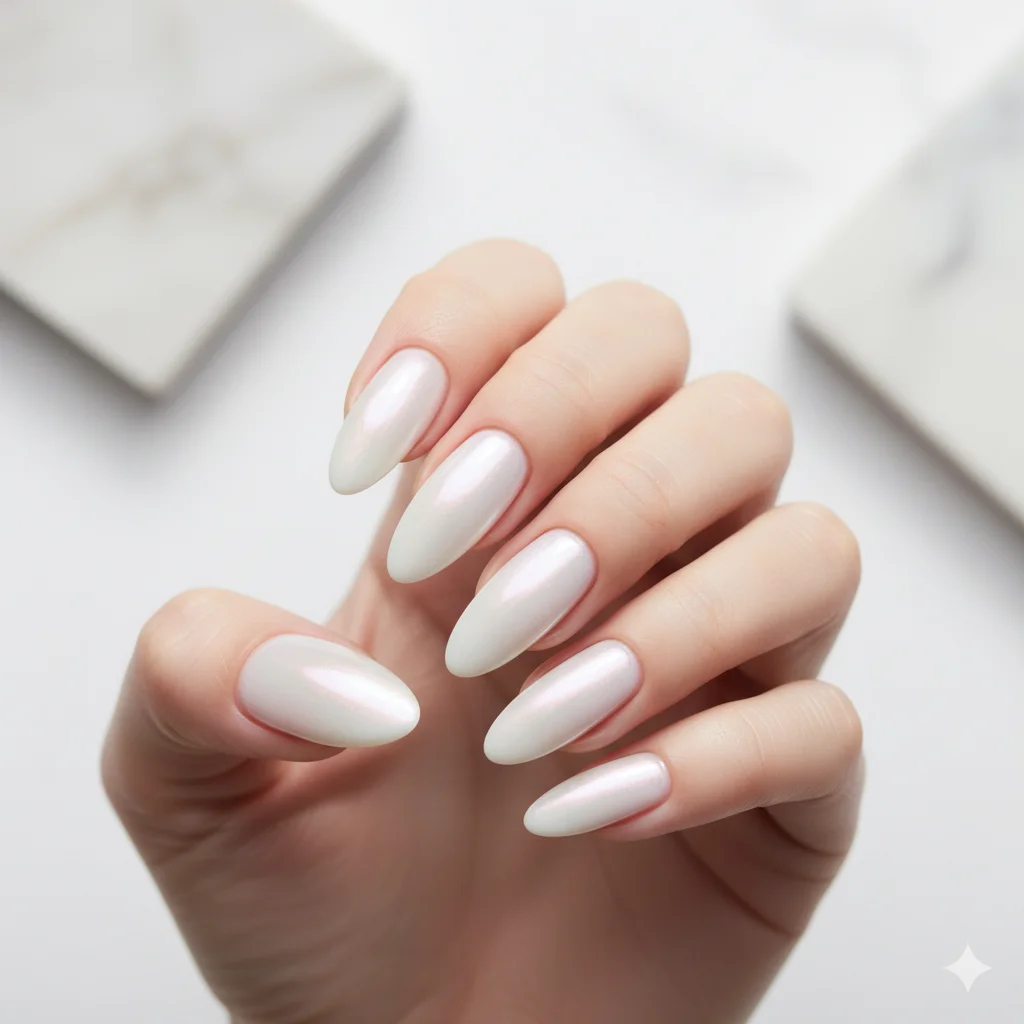 20 Glazed Donut Nails Ideas Trending in 2025 3 Milky White Glazed Donut Nails