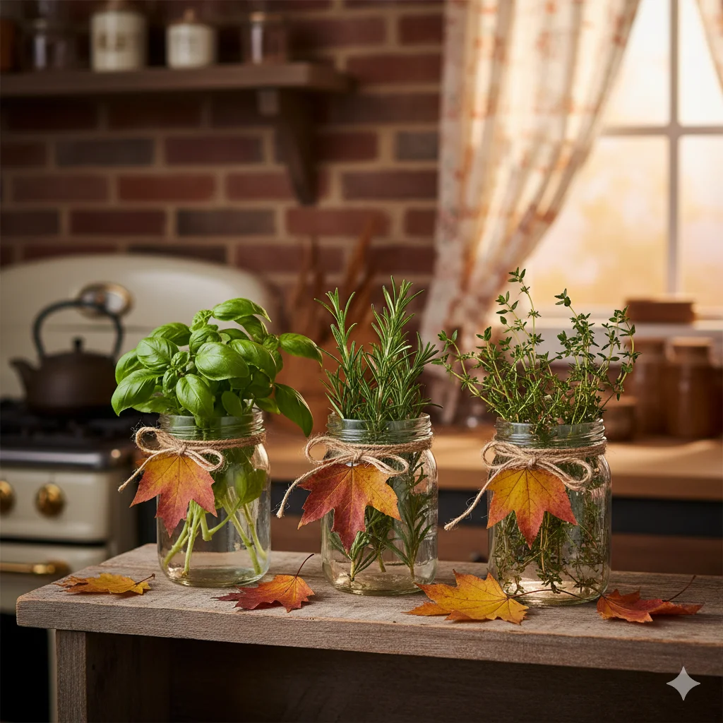 13 Unique Thanksgiving DIY Gifts You Can Make in a Day 3 Mini indoor herb garden