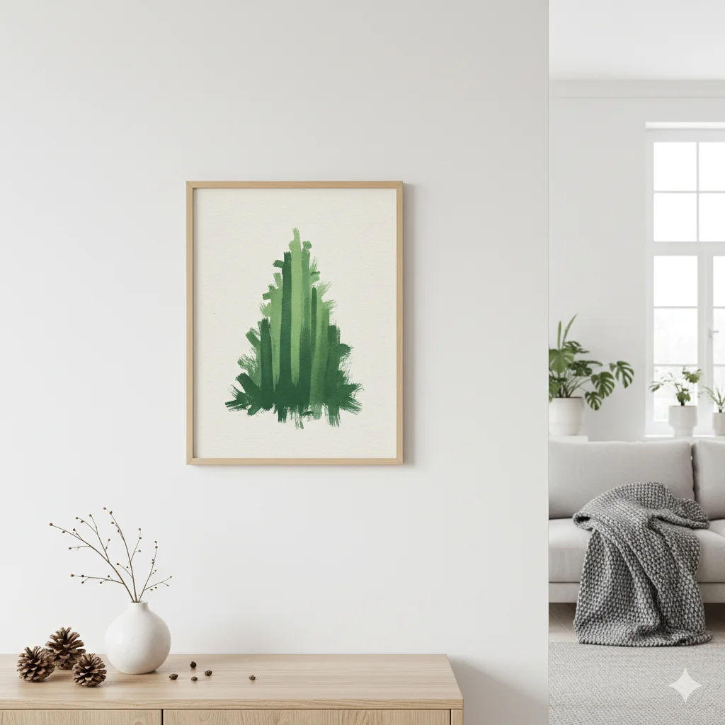 17 Easy Printable Christmas Wall Art Ideas For 2025 5 Minimalist Christmas Tree Print