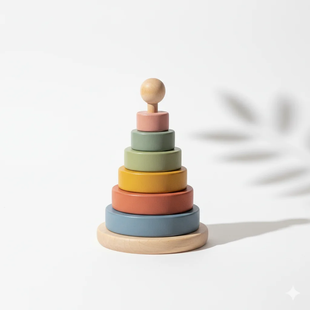 Montessori Wooden Stacking Rings