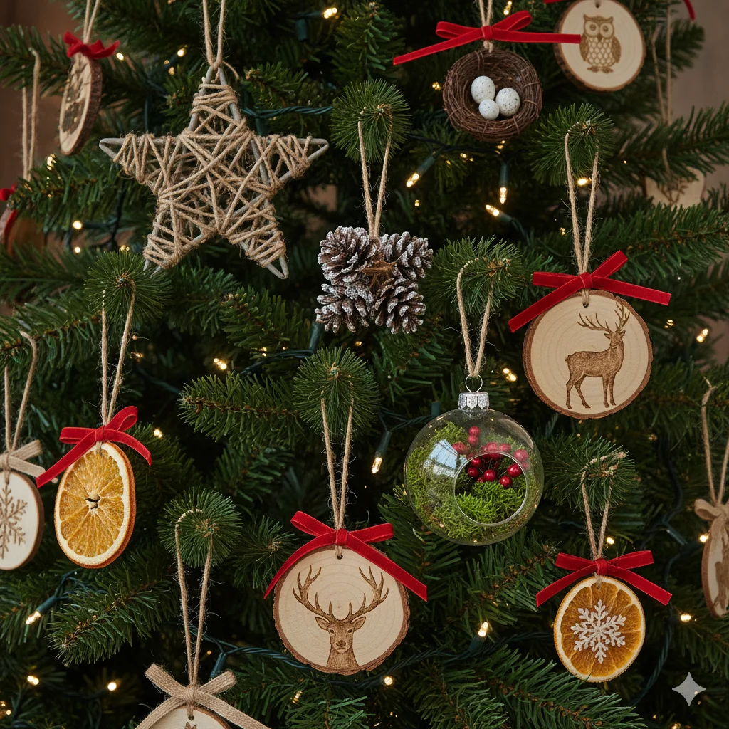 10 Handmade Christmas Ornaments You Can Make at Home for a Cozy Holiday 11 Nature Inspired Ornaments