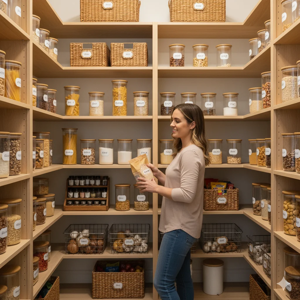 13 Easy Kitchen Cleaning Hacks for Busy Moms 4 Organize the Pantry