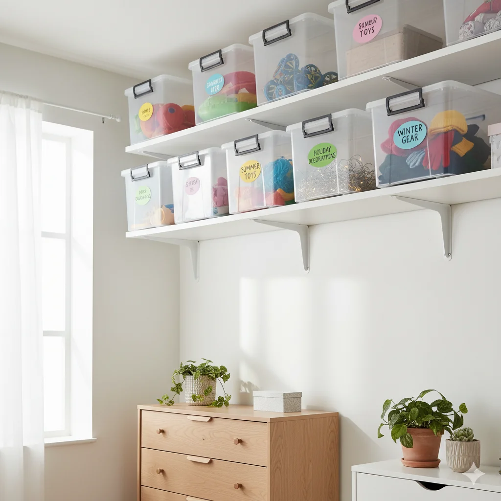 30 Easy & Simple Storage Ideas for a Minimalist & Organized Home 25 Overhead Storage