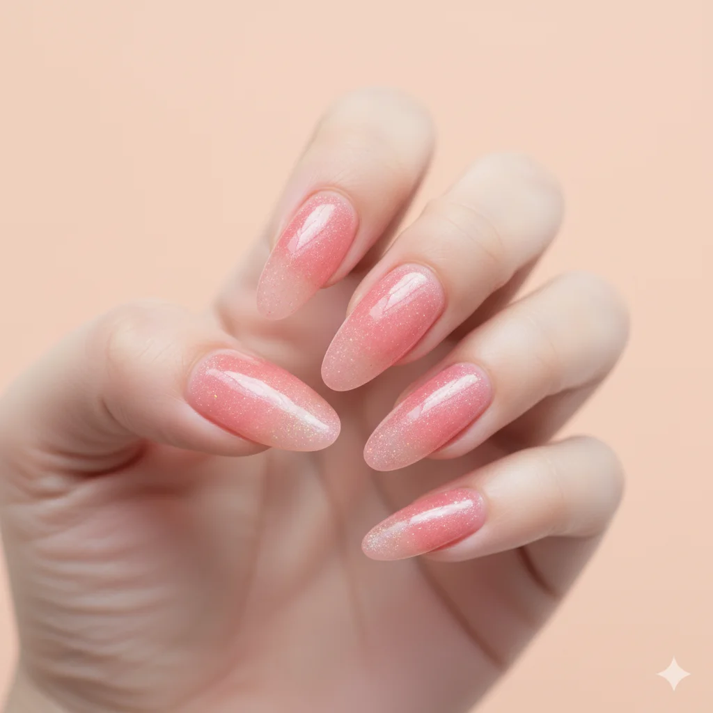 20 Glazed Donut Nails Ideas Trending in 2025 7 Peach Glazed Donut Nails