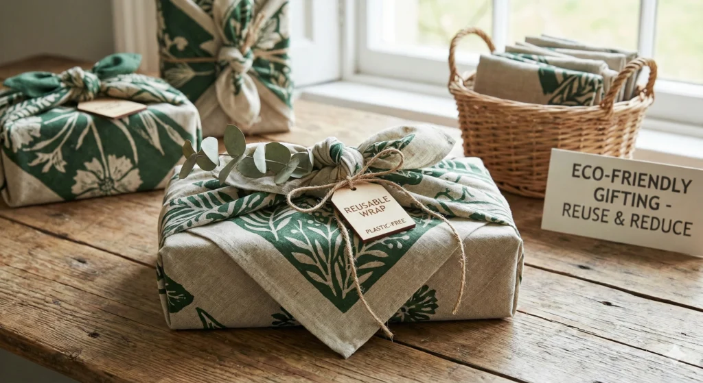 25 Profitable & Easy Fabric Craft Ideas You Can Sell 14 Reusable Fabric Gift Wrap