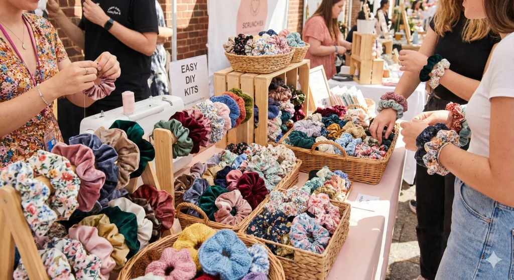 25 Profitable & Easy Fabric Craft Ideas You Can Sell 4 Scrunchies