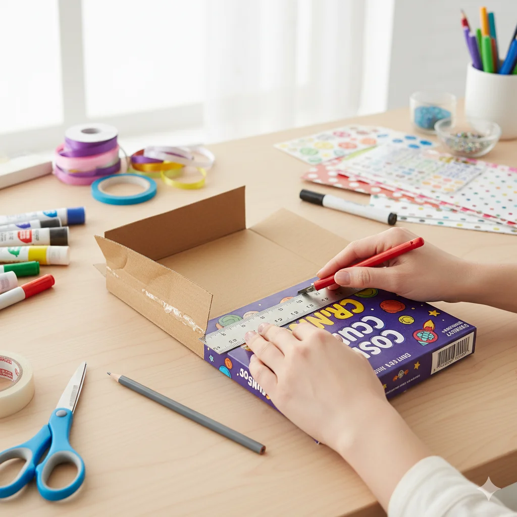 10 DIY recycled craft ideas for kids and family activities 2 Turn old cereal boxes into fun gift