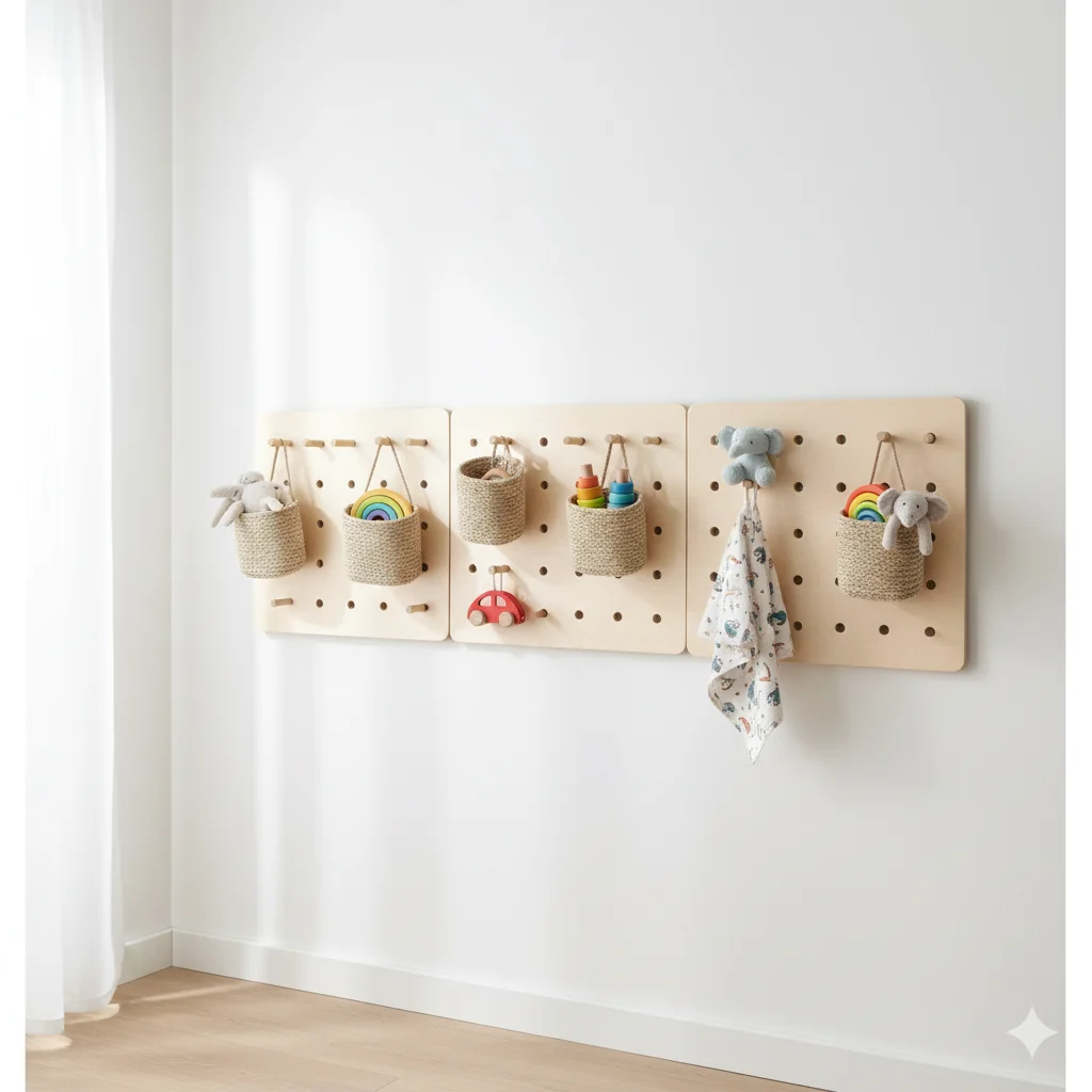 30 Easy & Simple Storage Ideas for a Minimalist & Organized Home 15 Wall Hooks or Pegboards
