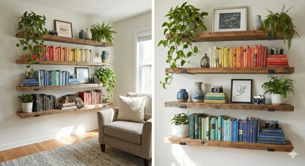 17 Creative Wall Decor Ideas to Instantly Transform Your Home 15 Wall Mounted Bookshelves