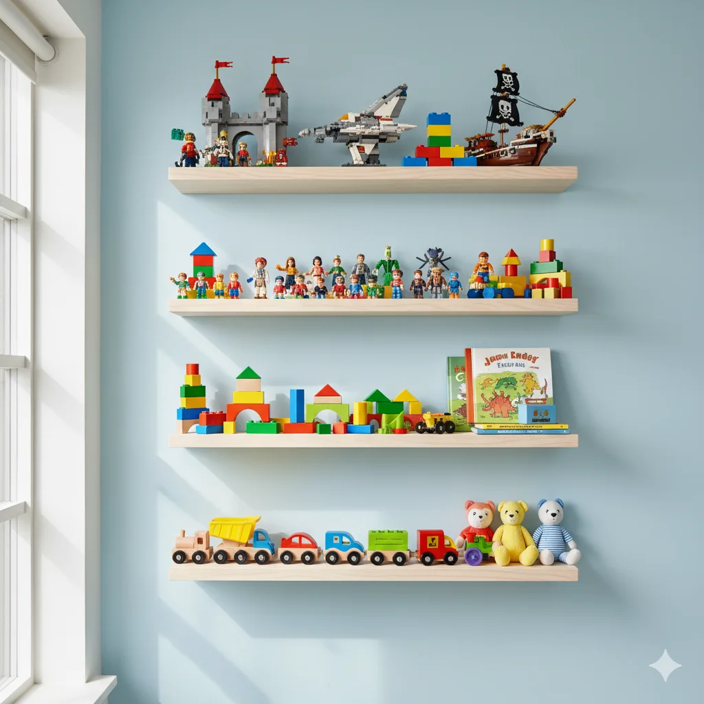 30 Easy & Simple Storage Ideas for a Minimalist & Organized Home 22 Wall Mounted Shelves