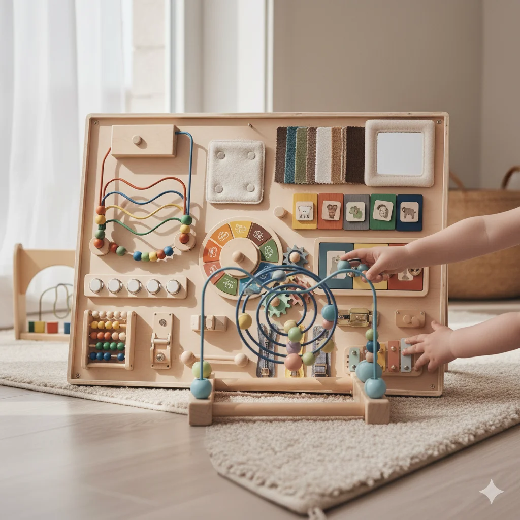 Wooden Bead Maze Toy