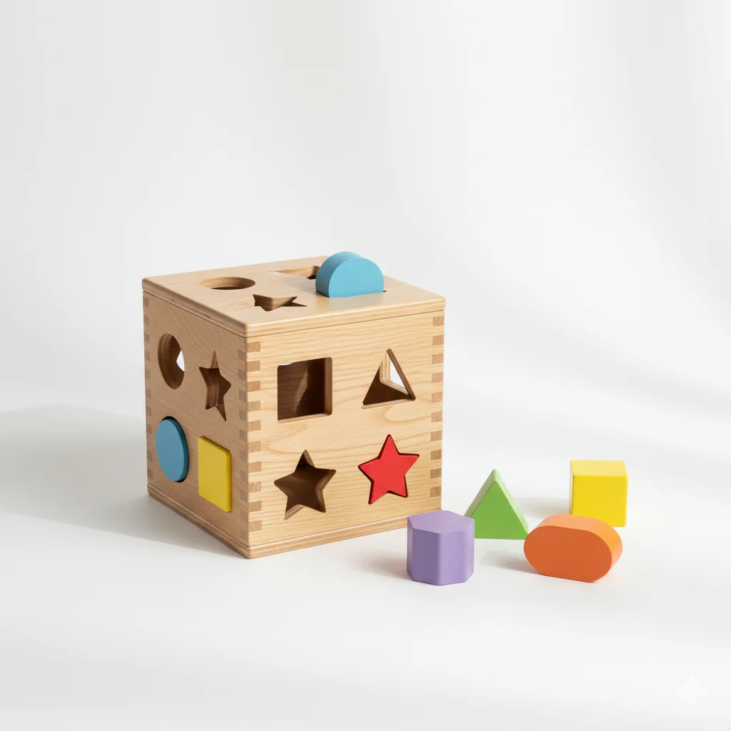 Wooden Shape Sorter Toy