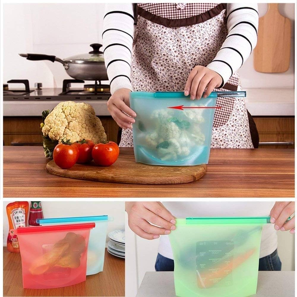 13 Reusable Kitchen Products to Make Your Home Eco-Friendly 3 pastic bag for vegetable store
