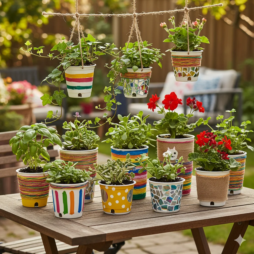 10 DIY recycled craft ideas for kids and family activities 15 planters from plastic containers