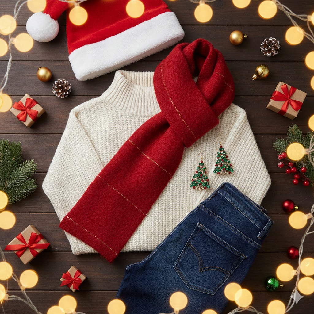 Christmas Accessories Focused Outfit