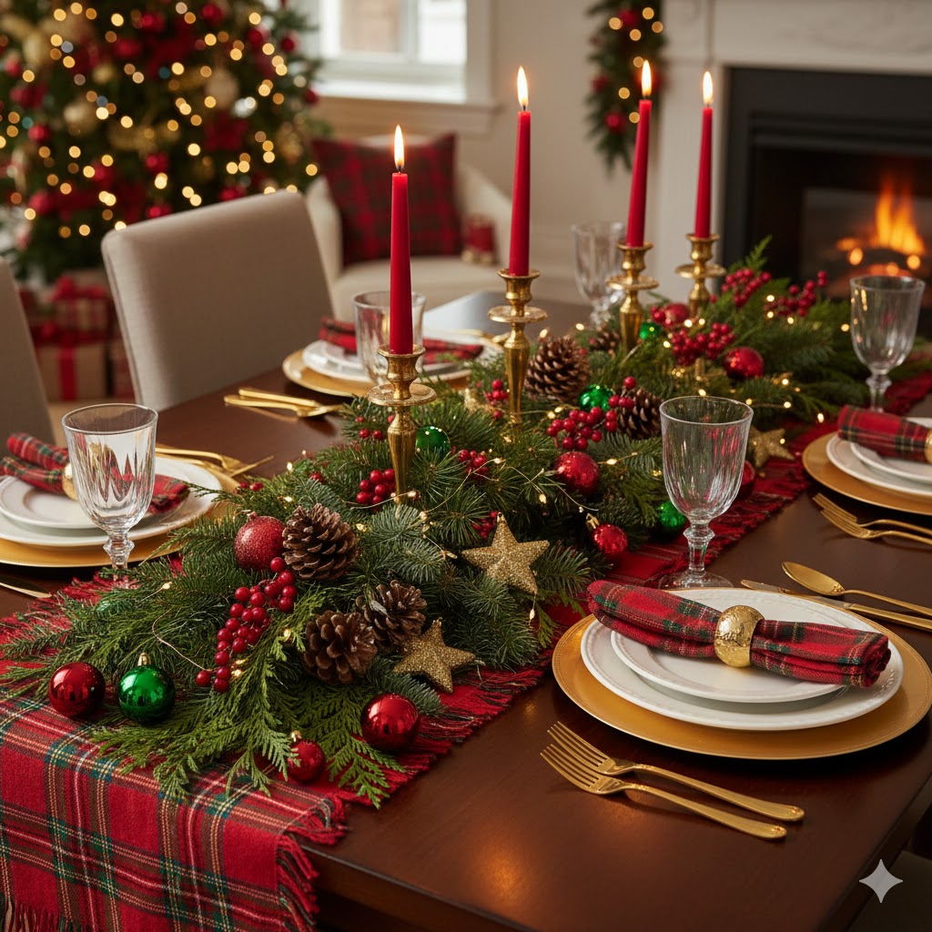 17 Table Setting Ideas to Elevate Any Occasion 6 Christmas Red Green Setup