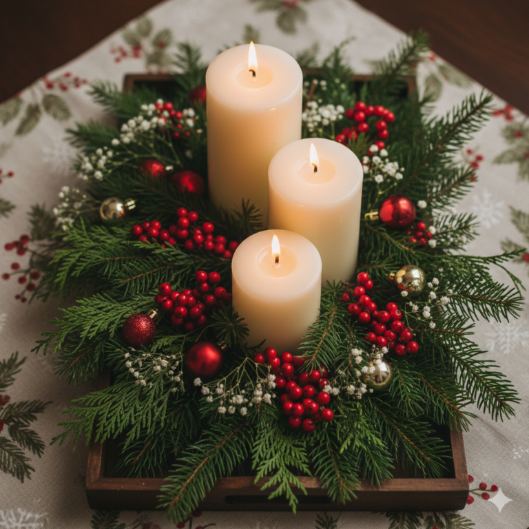 15 DIY Candle Décor Ideas for Christmas 2026