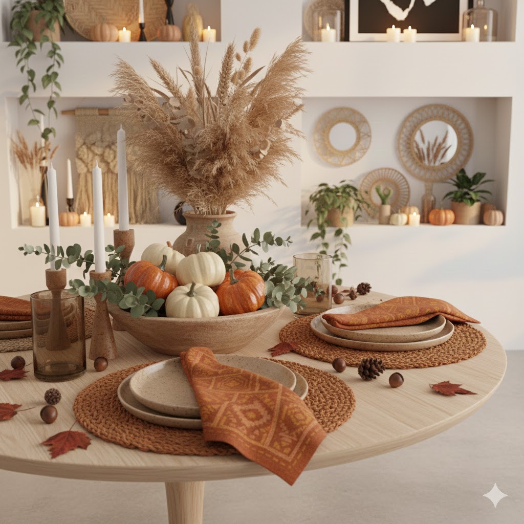 17 Table Setting Ideas to Elevate Any Occasion 10 Fall Harvest Table Setting