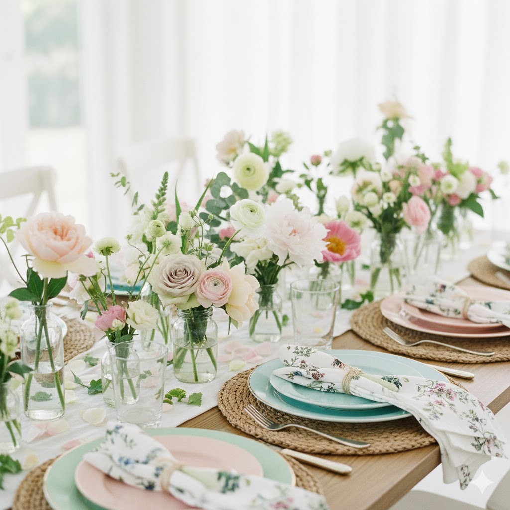17 Table Setting Ideas to Elevate Any Occasion 11 Garden Inspired Floral Table