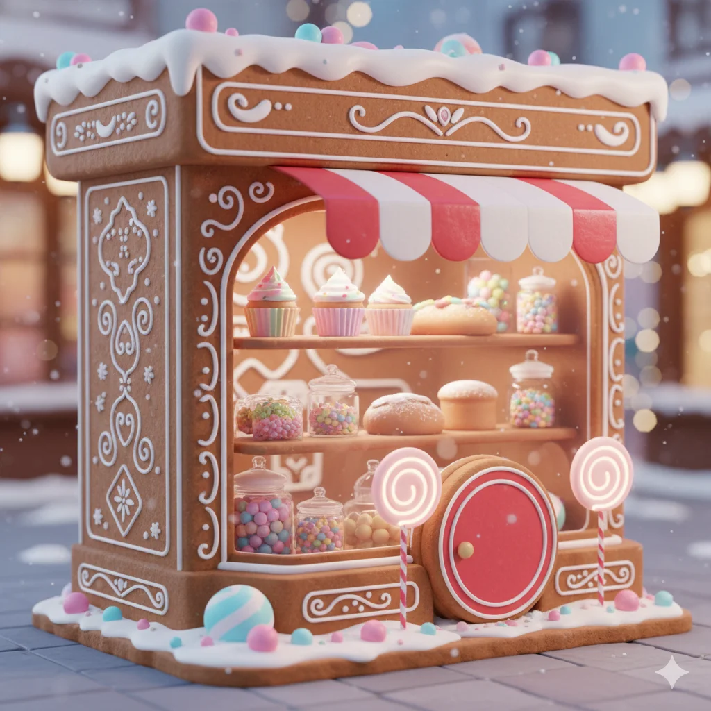 13 Creative Gingerbread House Ideas for 2026 6 Gingerbread Bakery Shop