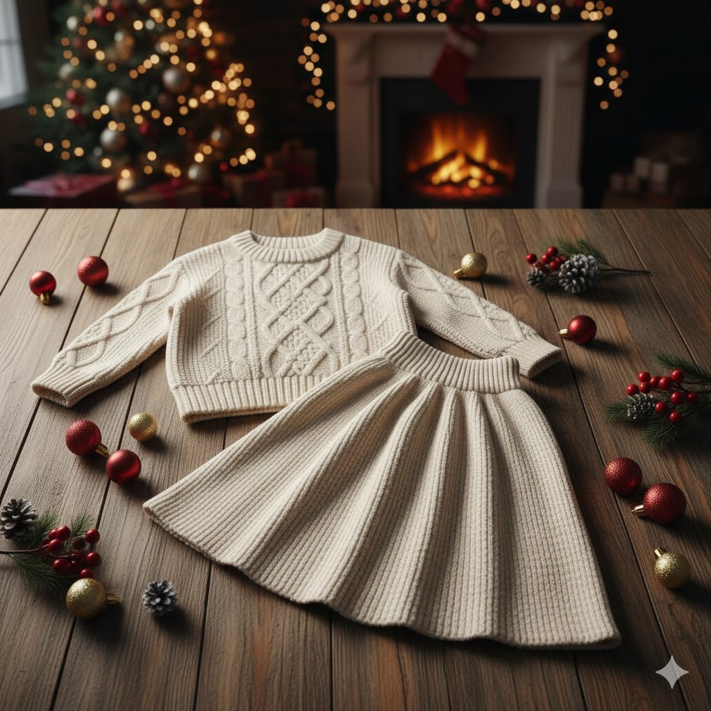 Knitted Two Piece Set