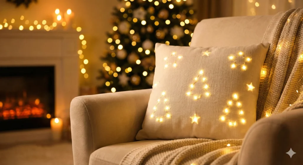 13 Christmas Pillows to Transform Your Holiday Decor in 2026 9 LED Light Up Christmas Pillow