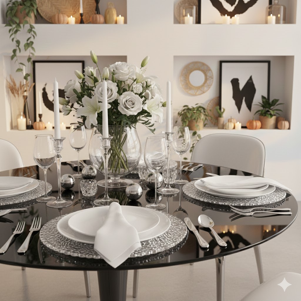 17 Table Setting Ideas to Elevate Any Occasion 12 Modern Glass Silver Setting