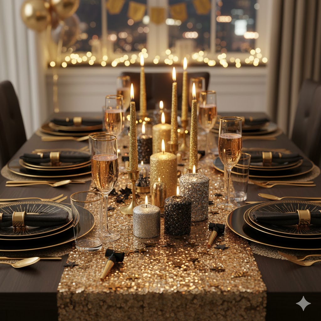 17 Table Setting Ideas to Elevate Any Occasion 18 New Years Glam Setting